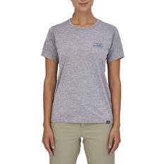 Patagonia Dam T-shirts Patagonia Women's Cap Cool Daily Graphic Shirt Funktionströja Dam - Grå