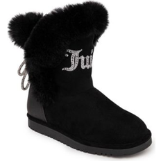 Boots Juicy Couture Kids' Faux Fur Lined Logo Boot - Black