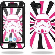 Mobile Phone Accessories MightySkins LIFIP7NUD-Pink Star Rays Skin for Lifeproof Nuud iPhone SE 2020 7 & 8 Wrap Cover Sticker Pink Star Rays