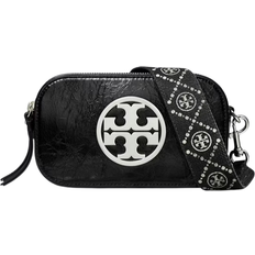 Tory Burch Black Crossbody Bags Tory Burch Mini Miller Crinkle Crossbody Bag - Black