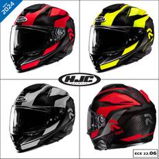 HJC RPHA 71 Carbon Motorcycle Helmet (55-56cm) Hamil Red, Black/red