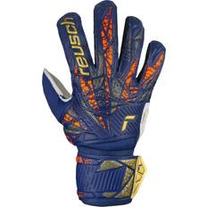 Blue Goalkeeper Gloves reusch Attrakt Grip Goalkeeper Gloves
