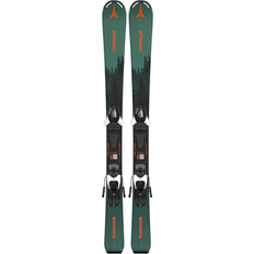 Vert Skis de descente Atomic Maverick 100-120+C5 GW Junior Alpine Skis Pack Dark Green/Black