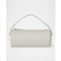 The Row Round 90s Baguette in Nappa Leather OPTIC WHITE