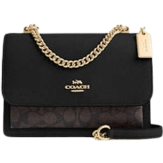 Coach Klare Crossbody Bag In Signature Canvas - Gold/Walnut/Black