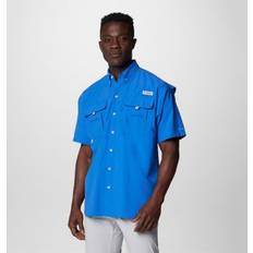 Nylon Camisas Columbia Bahama II Short Sleeve Shirt - Vivid Blue