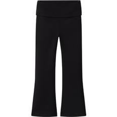 Down pant Name It Helena Fold Down Bootcut Pant - Black (13238157)