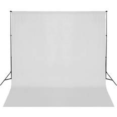 vidaXL Backdrop Support System White