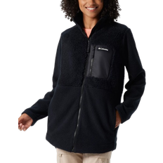 Black - Fleece Jackets Columbia Women's Lodge Sherpa Full Zip Fleece Jacket - Black