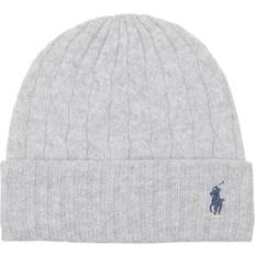 Cashmere Sciarpe Wool-Cashmere Beanie - Grey