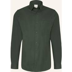 Calvin Klein Grøn Skjorter Calvin Klein Brushed Flannel Shirt - Green