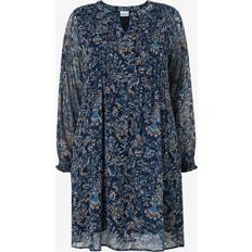 Zhenzi Klänning Barb 477-dress L/S - Blå