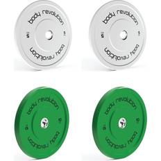 Body Revolution Body Revolution Olympic Bumper Plates Colour 30kg SET 2x5kg 2x10kg