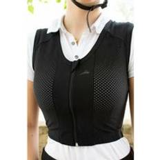 Sicherheitswesten Rückenprotektor Reiten Frau eQuick Noir
