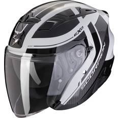 Scorpion Öppna hjälmar Motorcykelhjälmar Scorpion Exo-230 Pul Open Face Helmet Schwarz