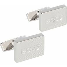 BOSS square cufflinks silver