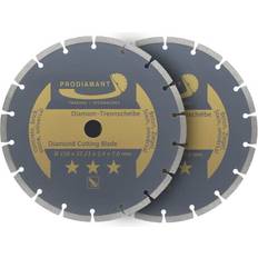 Power Tool Accessories Prodiamant PRODIAMANT set of 2 universal diamond cutting disc 230mm 9inch x 22.2 mm concrete, stone, brick 9 inch diamond disc 7mm segment