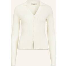 White Cardigans AllSaints Ribbed Cruz Cardigan - White