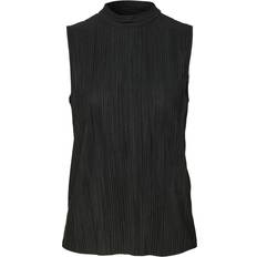 Leder Blusen Vero Moda Vmcira Top - Schwarz