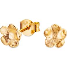 Flora Danica Jewellery Øreringe Flora Danica Jewellery Forget Me Not Earrings - Gold