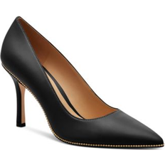 Coach Black Heels & Pumps Coach Samantha Signature Pointed-Toe Pumps - Black Leather