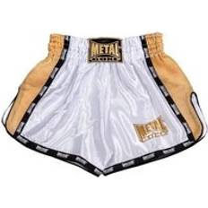 Martial Arts Uniforms Short Metal Boxe Thai/Kick Extrem Blanc