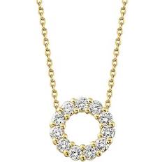 Nuran Emma karat guld Halsband Med Diamanter 0,33 Carat W/SI
