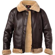 Alpha Industries Oberbekleidung Alpha Industries B3 FL Jacke - Vintage Brown