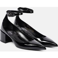 Valentino Garavani Pumps Valentino Garavani Lackläder Högklackade Pumps - Black
