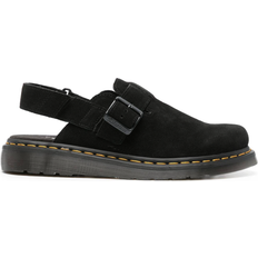 Textile - Unisex Outdoor Slippers Dr. Martens Carlson Suede Casual Slingback Mules - Black