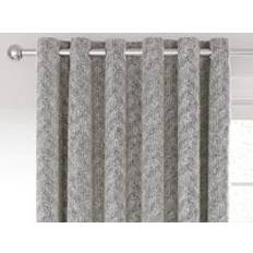 Nalu Nicole Scherzinger Hana Lined Curtains 90" x 72" - Silver
