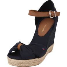 Stof Sandaler Tommy Hilfiger Sandaler 'Elena' - Marin/Cognac/Knaldrød/Hvid
