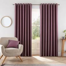 Gardiner & Tillbehör Helena Springfield Eden Eyelet Room Darkening Curtains - Grape (168 W x 183 D cm) 168x183cm