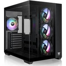 Thermaltake E-ATX Computer Cases Thermaltake View 380 TG ARGB Mid Tower Chassis - Black