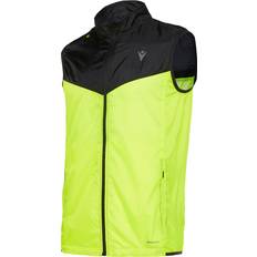 Giallo Gilet Macron Maniche Running Dennis - Jaune