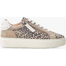 Moda In Pelle Suede Leopard Trainers - Multi