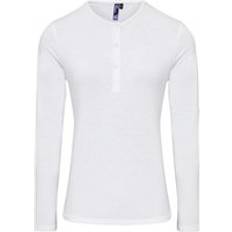 Clothing Premier Long John Roll Sleeve Tee - White