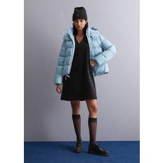 Denim/Jeansstoff Mäntel DENIM Daunen-Pufferjacke - Blau