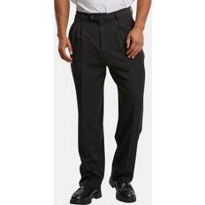Urban Classics UC Men UC Double Pleated Dressed Pants - Black