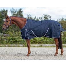 Fleece Reitsport QHP Outdoor-Decke Luxury 300g Bleu