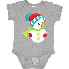 Bodysuits Inktastic Snowman With Hat Scarf Gloves Carrot Nose Baby Bodysuit