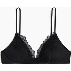 H&M BH-er H&M Dame Sort Vattert, myk BH micro