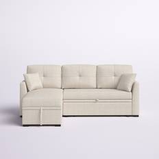 Wade Logan Barrientez Almond Sofa 85" 3 Seater