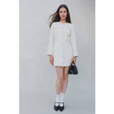 H&M Short Dresses H&M Ladies White Bouclé dress