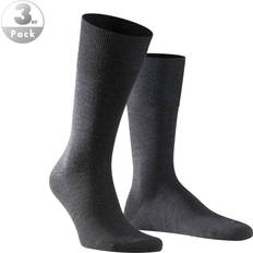 Wolle Unterwäsche Falke socken dunkelgrau meliert airport 14435 3080 anthramel 39-40