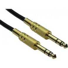 Cables Cables Direct 4635-060GD Audio Cable 6 m 6.35 mm Black Gold