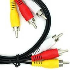 Cables Cablenet 5m Video/Audio 3 x RCA Plug