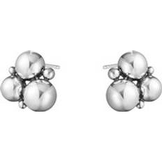 Georg Jensen Moonlight Grapes Sterling Silver Stud Earrings