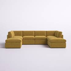 Corner Sofas - Modular Wade Logan Arvill Ginger Sofa 129" 8