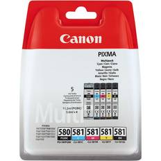 Canon PGI-580XL/CLI-581 Tintenpatrone Schwarz, Cyan, Magenta, Gelb